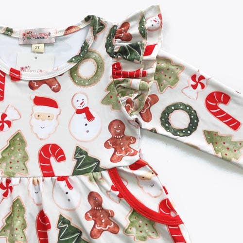 Christmas Cookies Girls Dress