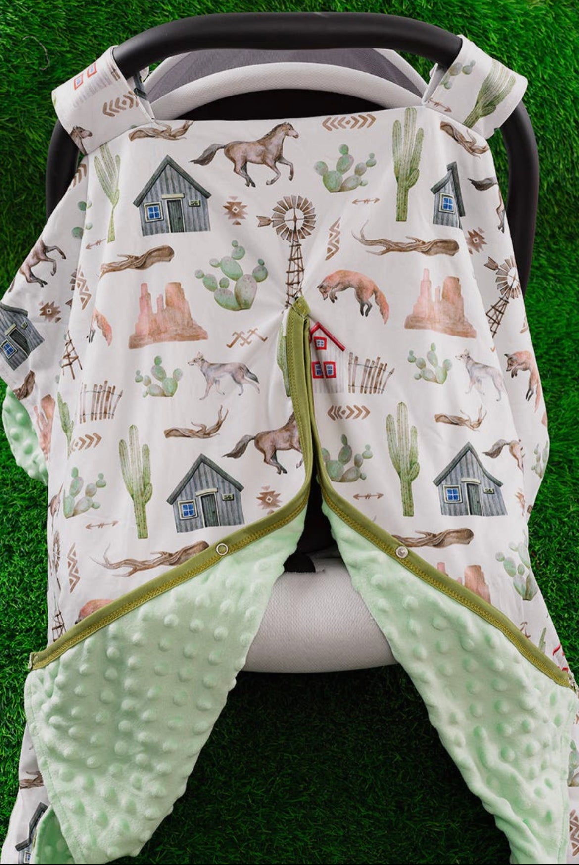 PRINTED CAR SEAT COVER