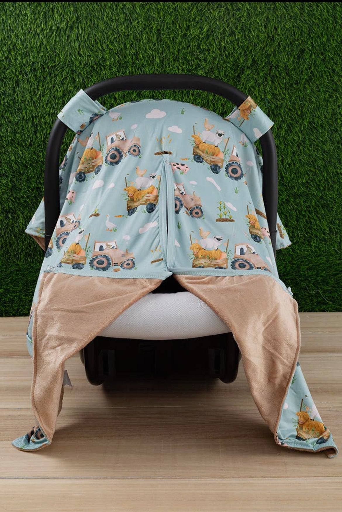 PRINTED CAR SEAT COVER