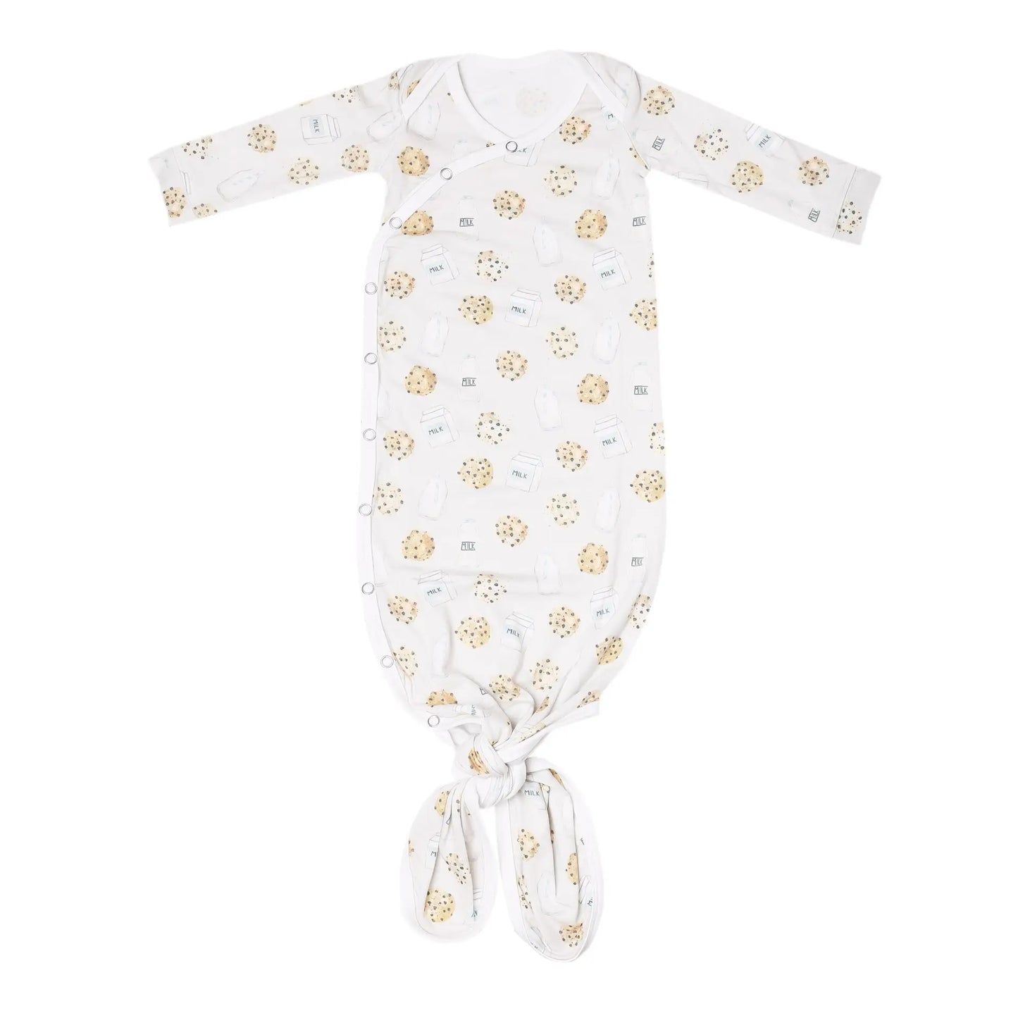 Copper Pearl Newborn Knotted Gowns