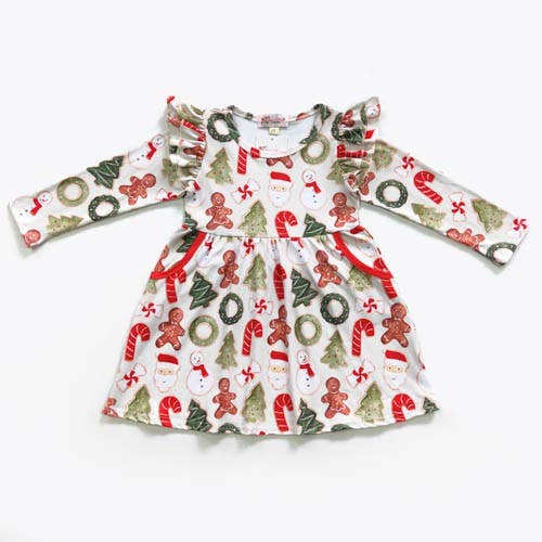 Christmas Cookies Girls Dress