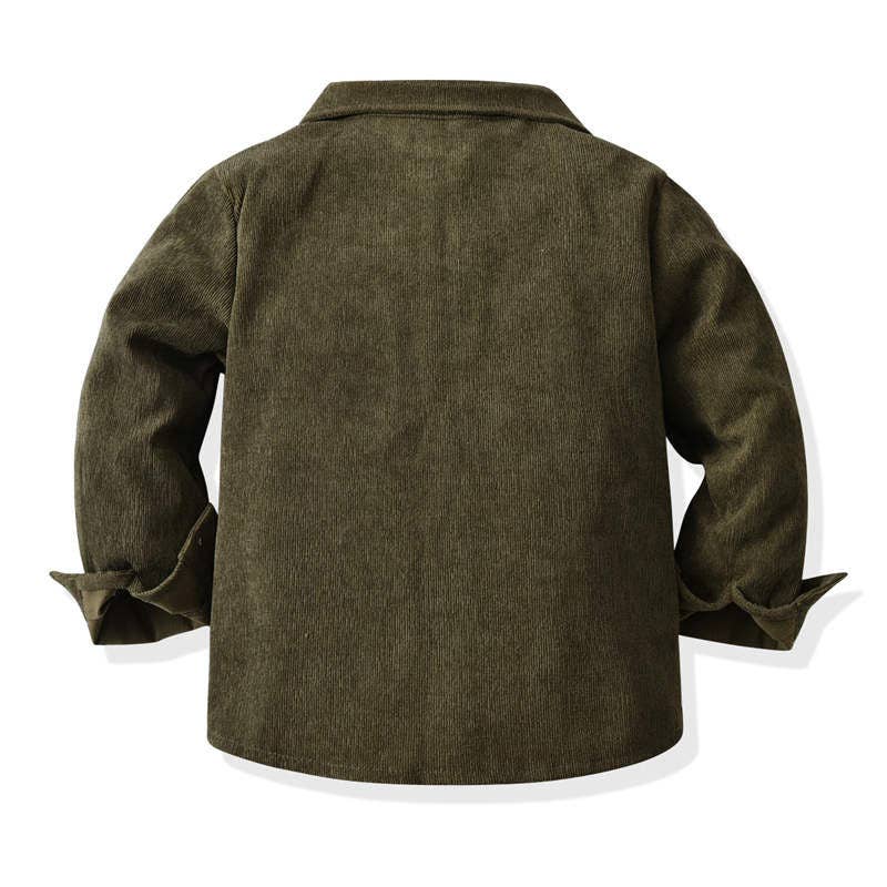 Boys' Corduroy Casual Shirt Jacket
