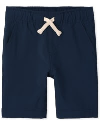 Boy's Navy Jogger Shorts