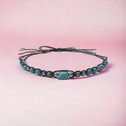 Turquoise Beaded Hat Band | Hat Accessory