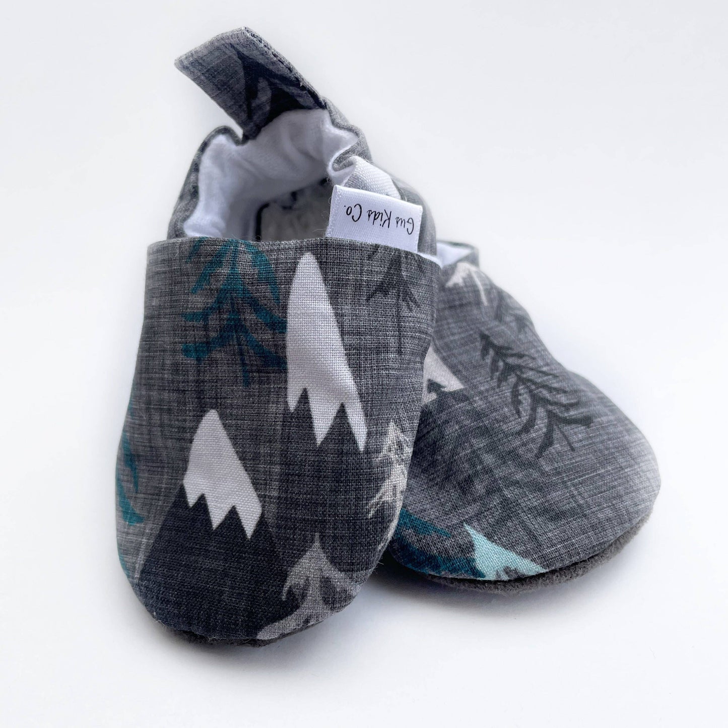 Charcoal Mountain Baby Shoes