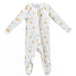 Copper Pearl Newborn Zip Up Footies