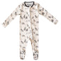 Copper Pearl Newborn Zip Up Footies