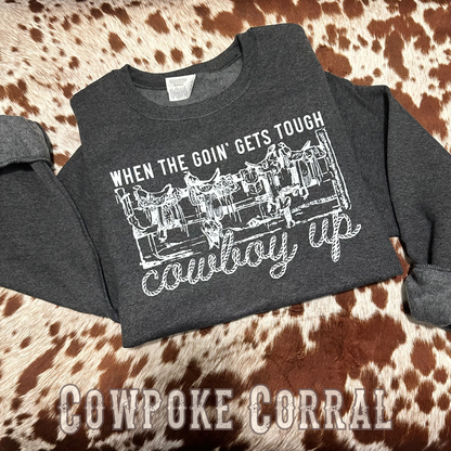 Cowboy Up Crewneck Sweatshirt