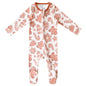 Copper Pearl Newborn Zip Up Footies