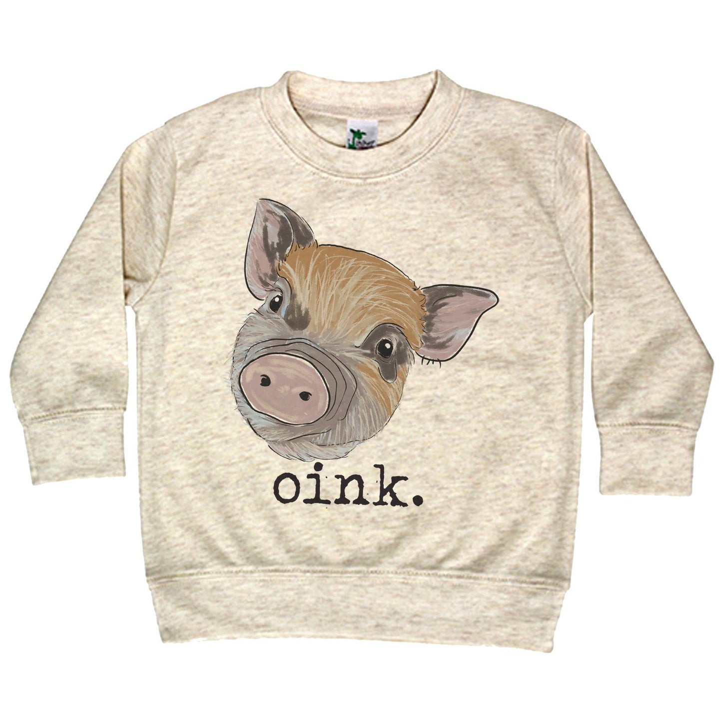 "Oink" PIG Toddler Long Sleeve Shirt