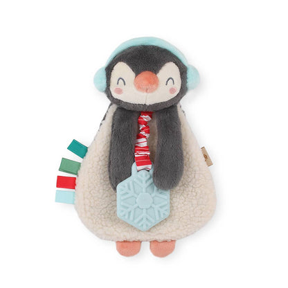 Holiday Itzy Lovey™ Plush + Teether Toy: Penguin